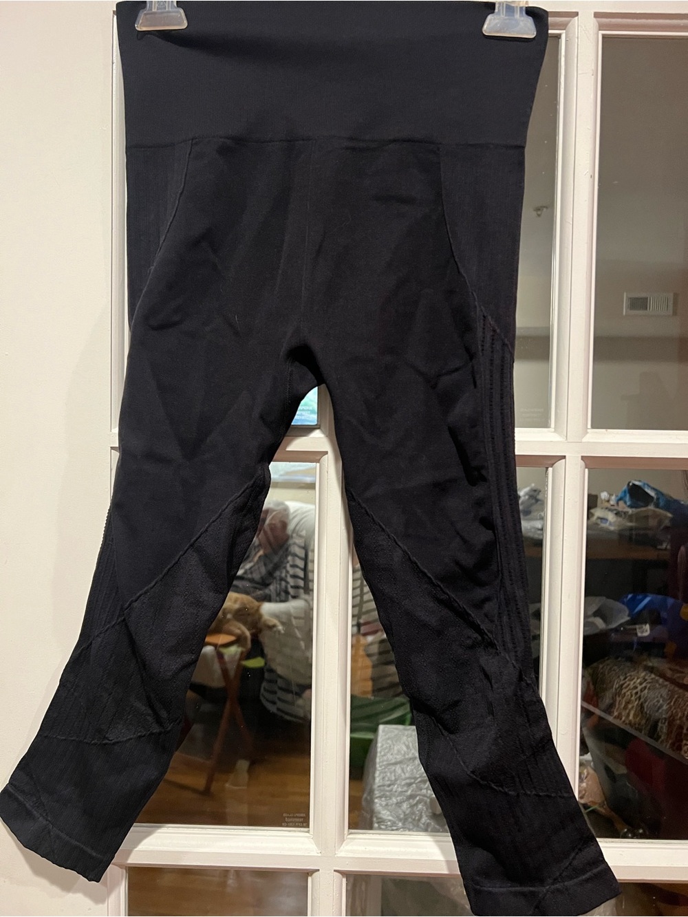 High-Waist Black Performance Leggings